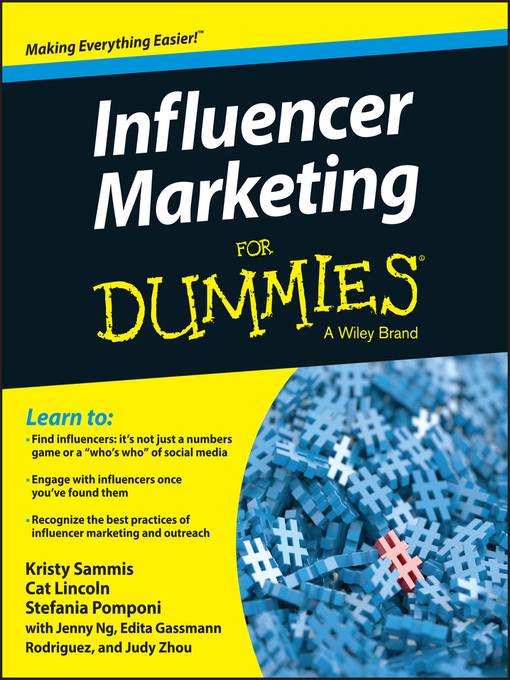 Title details for Influencer Marketing For Dummies by Kristy Sammis - Available